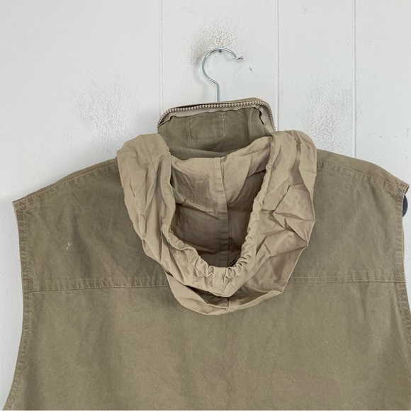 Banana Republic Vest Men’s L Vintage Brown Hong Kong Pockets Zip Fishing Safari - Picture 11 of 15